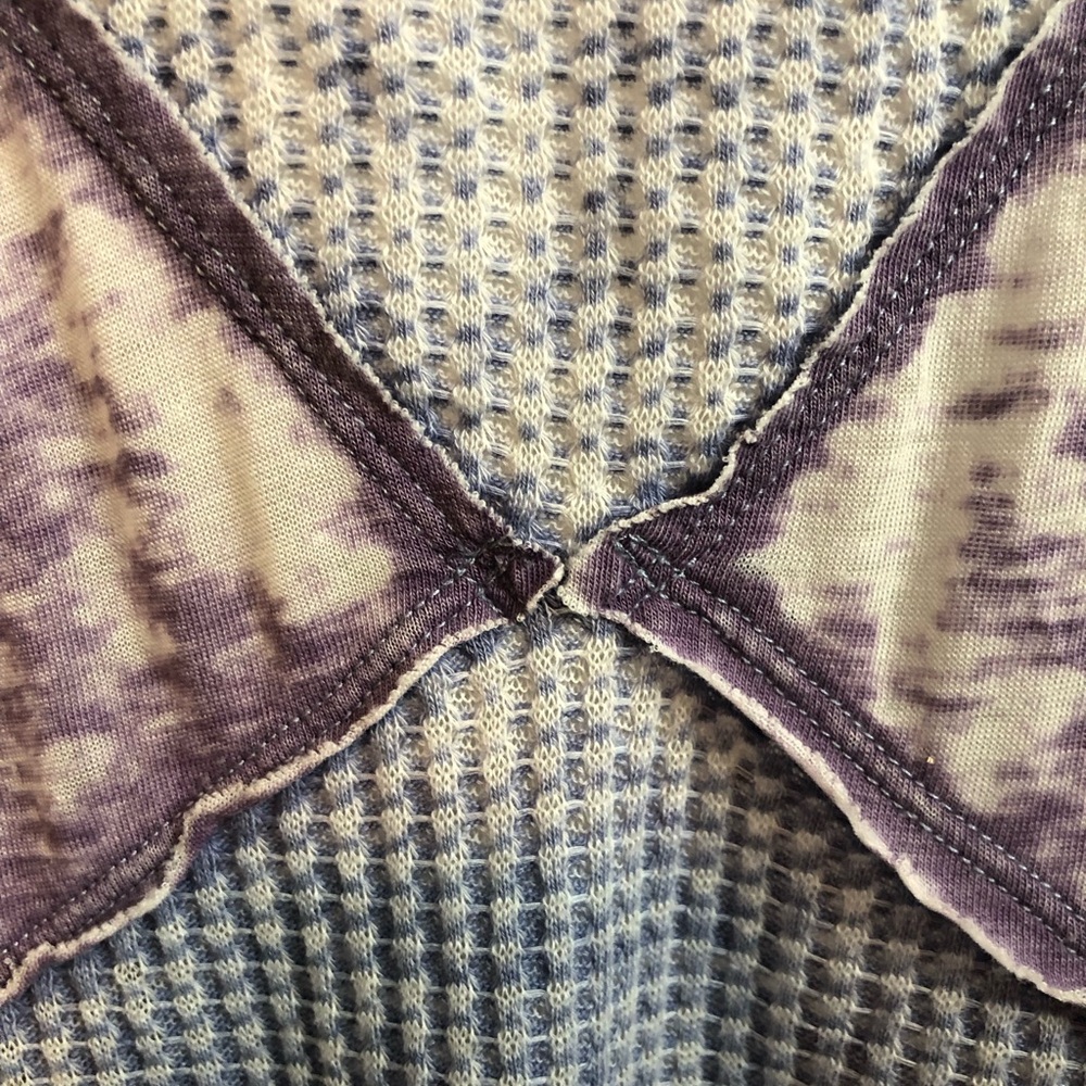 We The Free Purple and White Long Sleeve Top - Picture 7 of 9